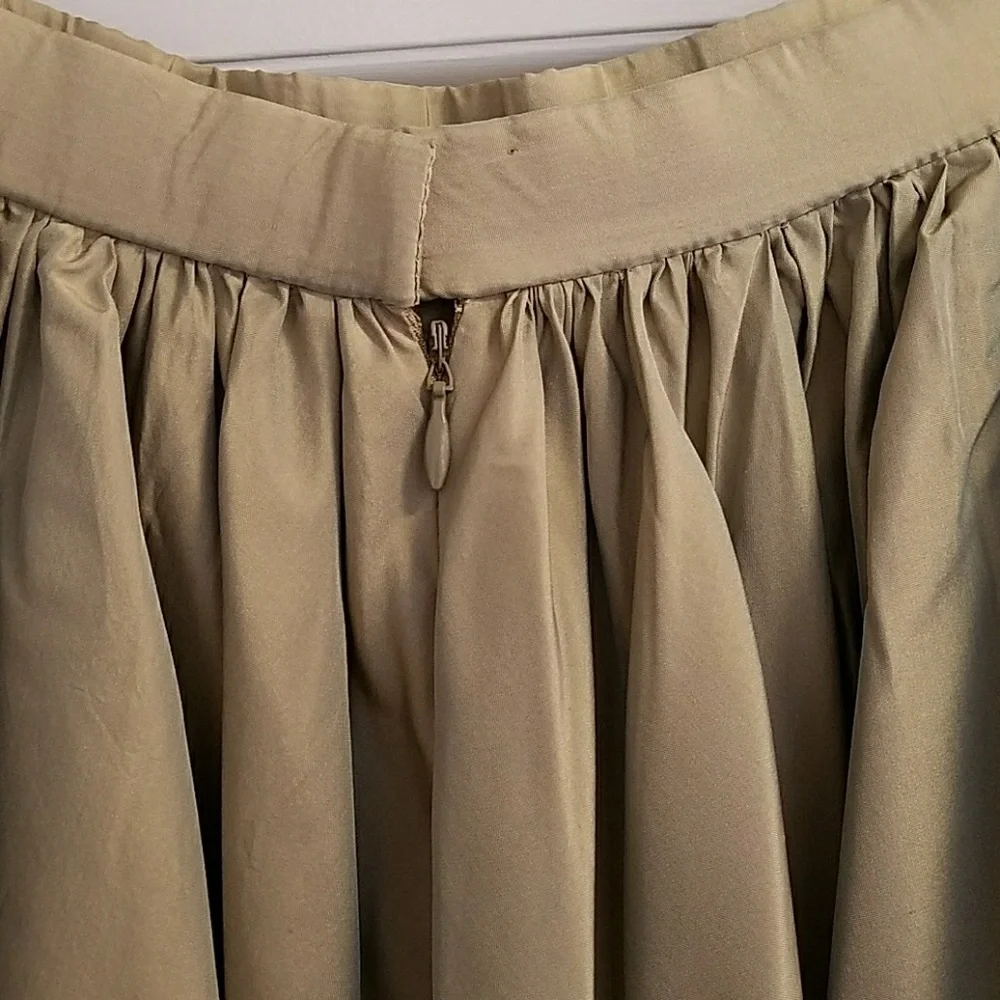 Couture Stunning SILK taffeta Maxi skirt